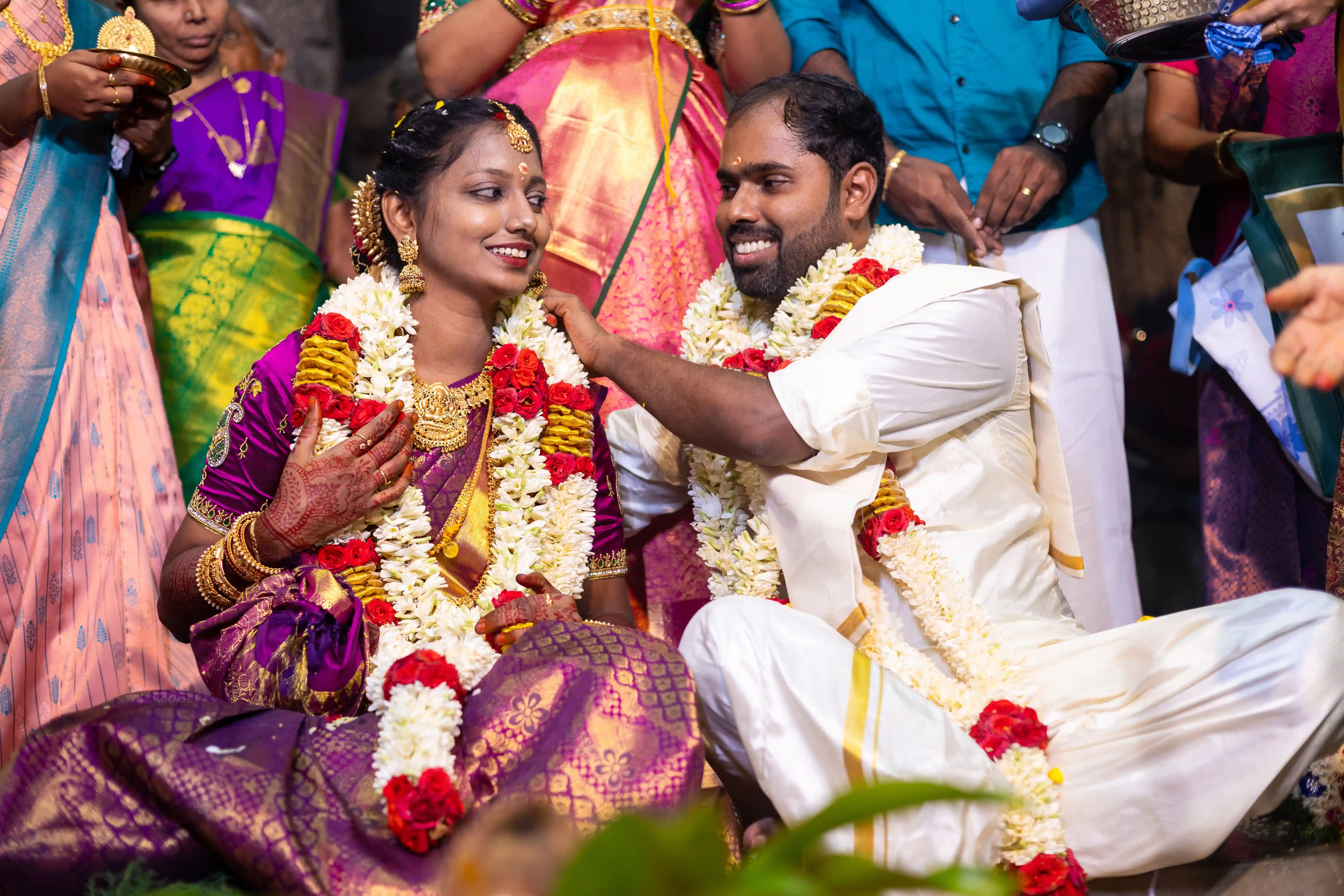 Aravind and Archana wedding photography by Studio AK